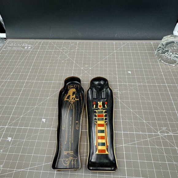 Egyptian Sarcophagus "Hunkydory" Barnsley Canister Co. British Museum Collectibl - Picture 2 of 7